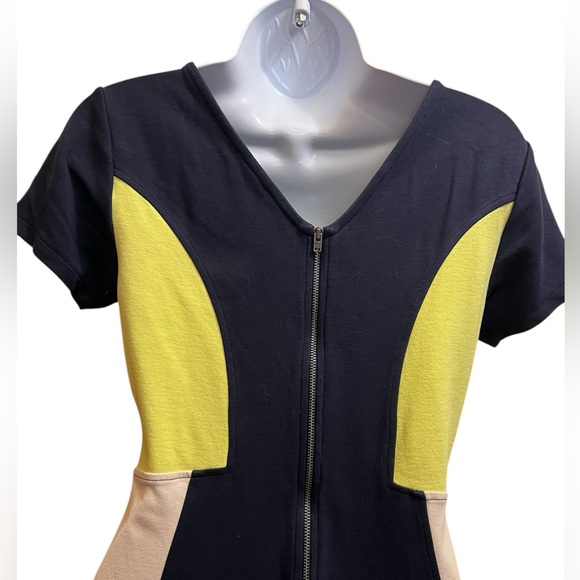 French Connection Manhattan colorblock dress Size 8 - Picture 6 of 7